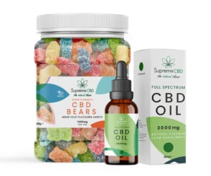 The Perfect Starter Bundle - 3000mg CBD Oil with FREE 1600mg Gummies